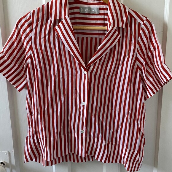 Everlane Silk Blouse Size 0 - Picture 1 of 4